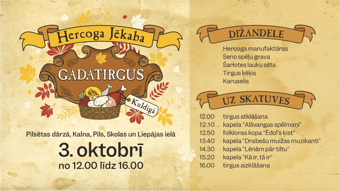 15. HERCOGA JĒKABA GADATIRGUS 