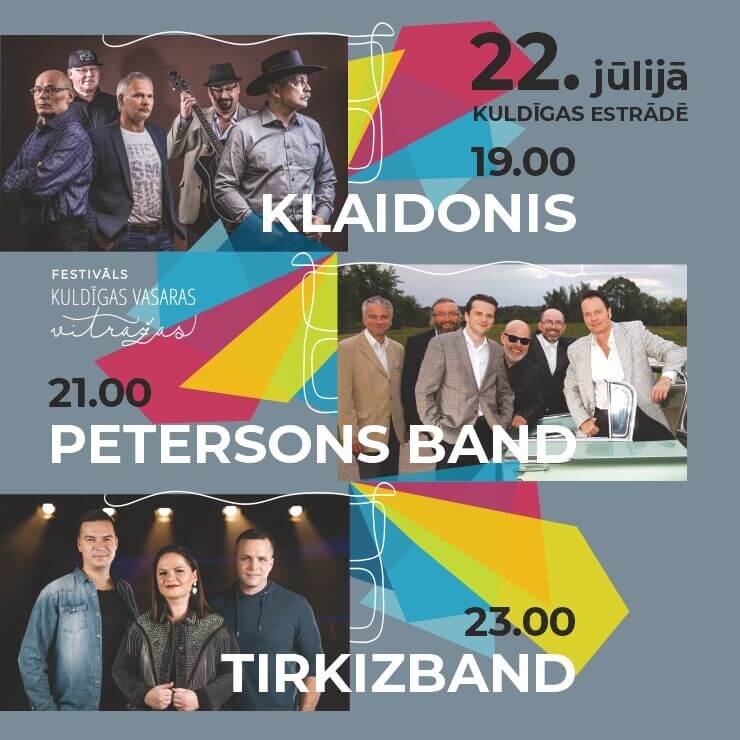 Klaidonis, Petersons Band, Tirkizband || Kuldīgas vasaras vitrāžas