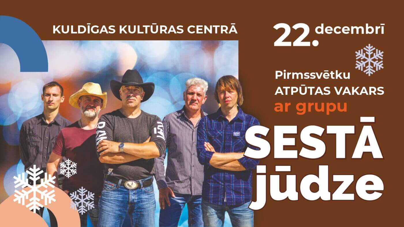 Pirmssvētku atpūtas vakars ar grupu SESTĀ JŪDZE