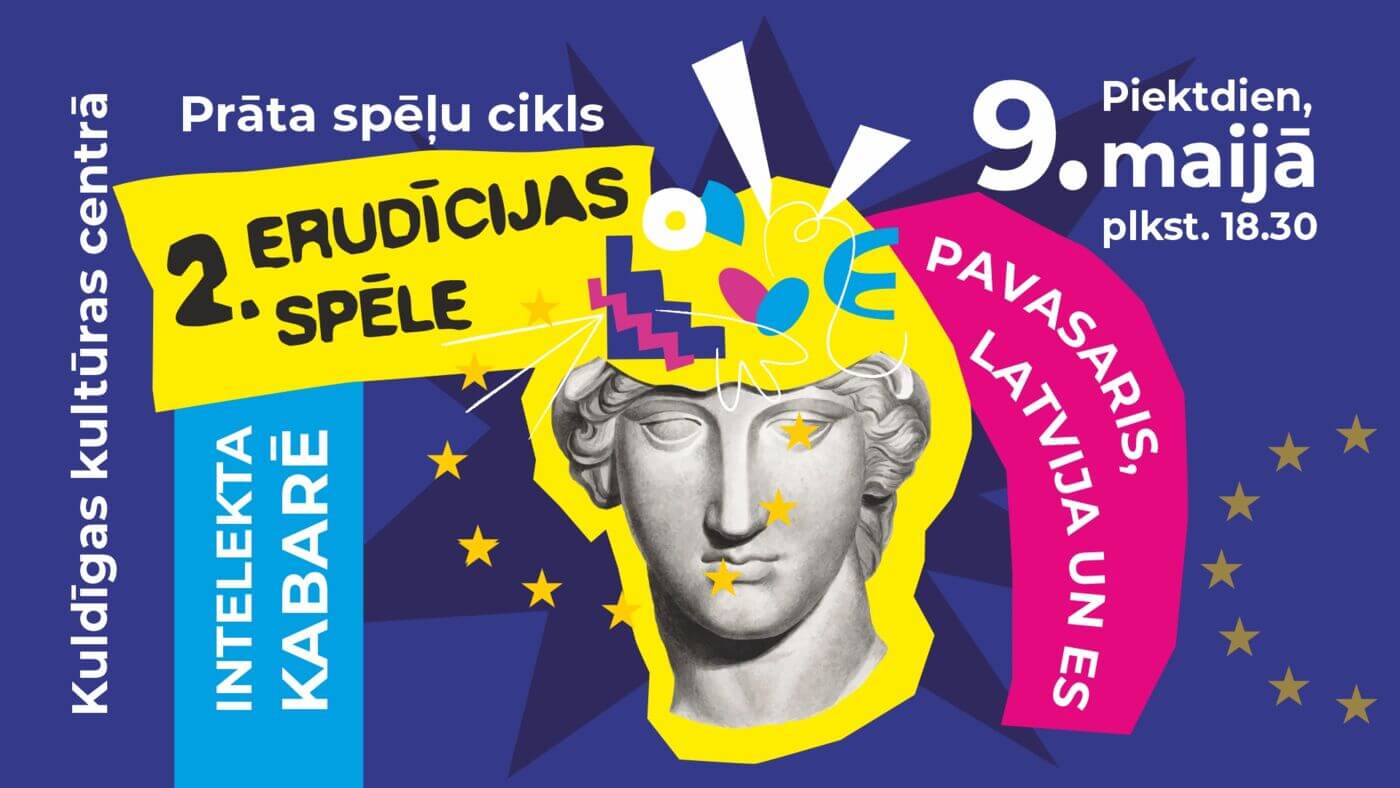Prāta spēļu cikla “Intelekta kabarē” pavasara spēle “Pavasaris, Latvija un ES”