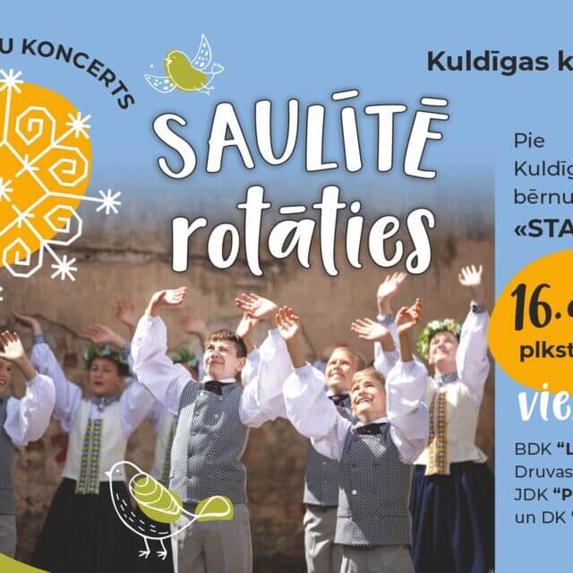 Bērnu deju kolektīvu koncerts “Saulītē rotāties”