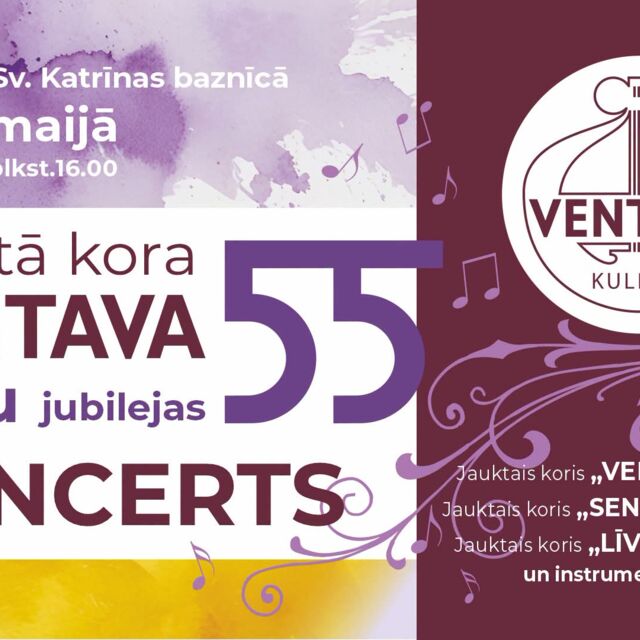 Jauktā kora "Ventava" jubilejas koncerts 