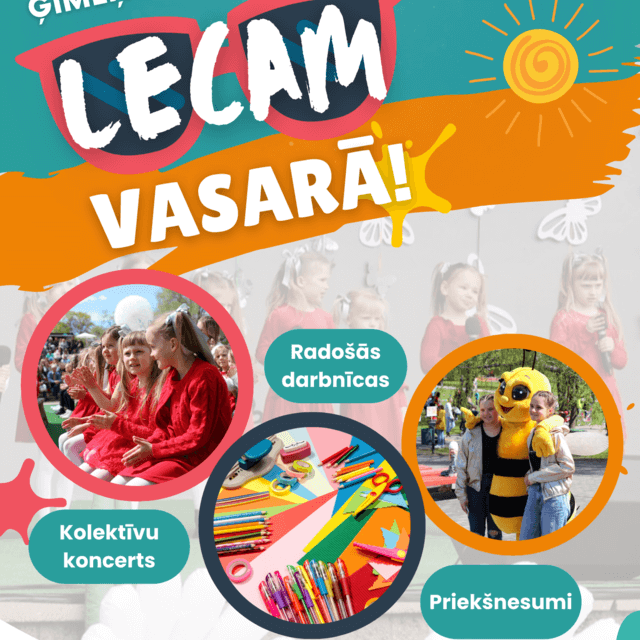 Lecam vasarā!