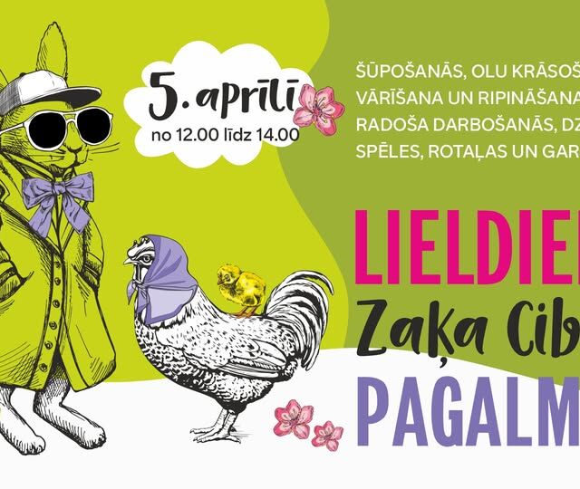 LIELDIENAS ZAĶA CIBRIČA PAGALMĀ