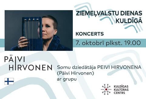 Somu dziedātāja Päivi Hirvonen ar grupu | Ziemeļvalstu dienas Kuldīgā