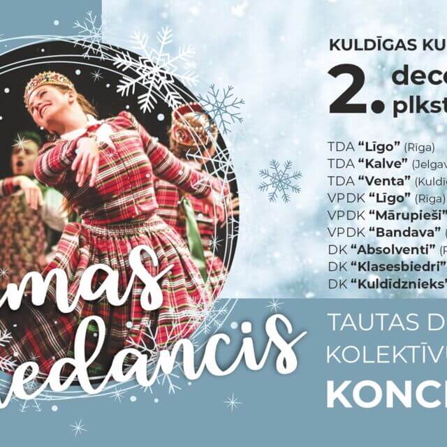 Tautas deju kolektīvu koncerts “Ziemas iedancis”